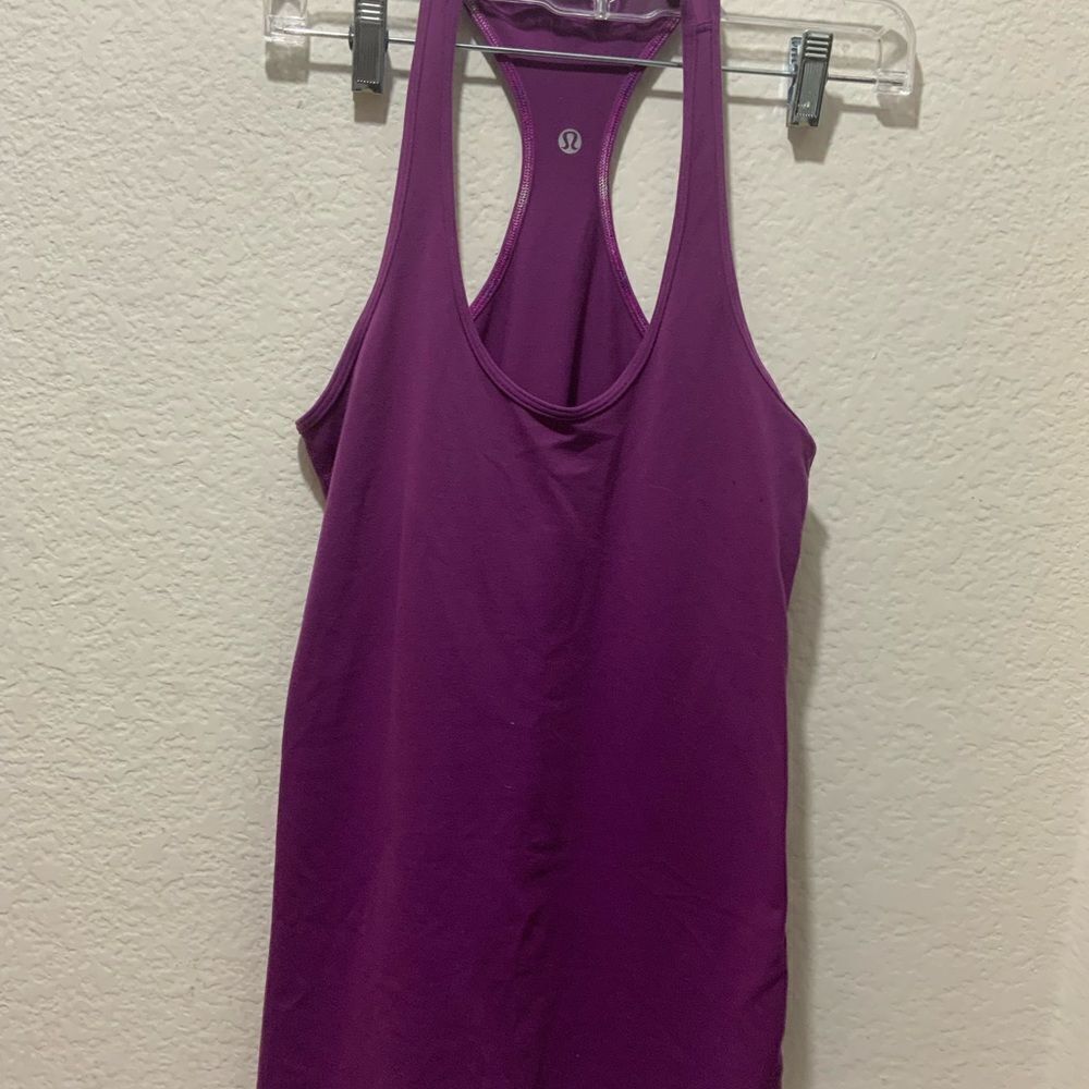 Lululemon purple Tank Top size 6